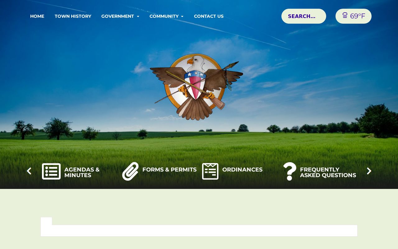 Official Town of Jarratt website with municipal Town Hall contact information